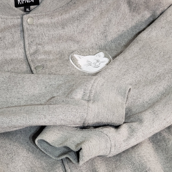 RipNDip, RARE color way and design, varsity jacket! LIKE NEW 💯 authentic. - Picture 9 of 16